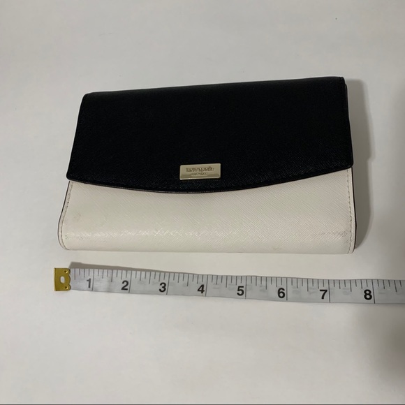 Kate Spade Black And White Wallet Crossbody - Picture 9 of 10